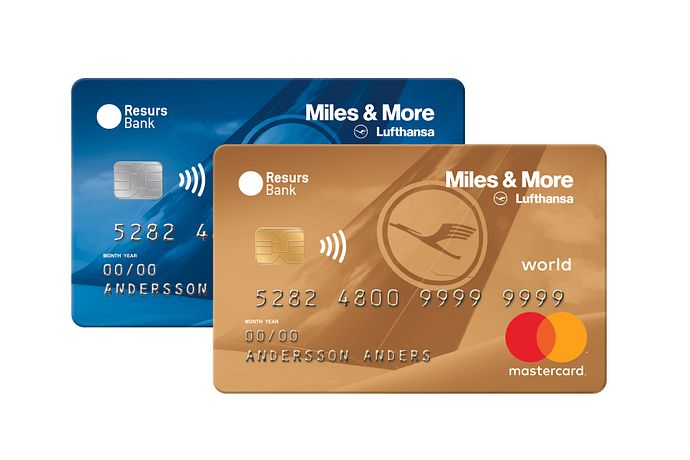 Lufthansas Miles & More och Resurs Bank erbjuder kreditkort i Sverige 1