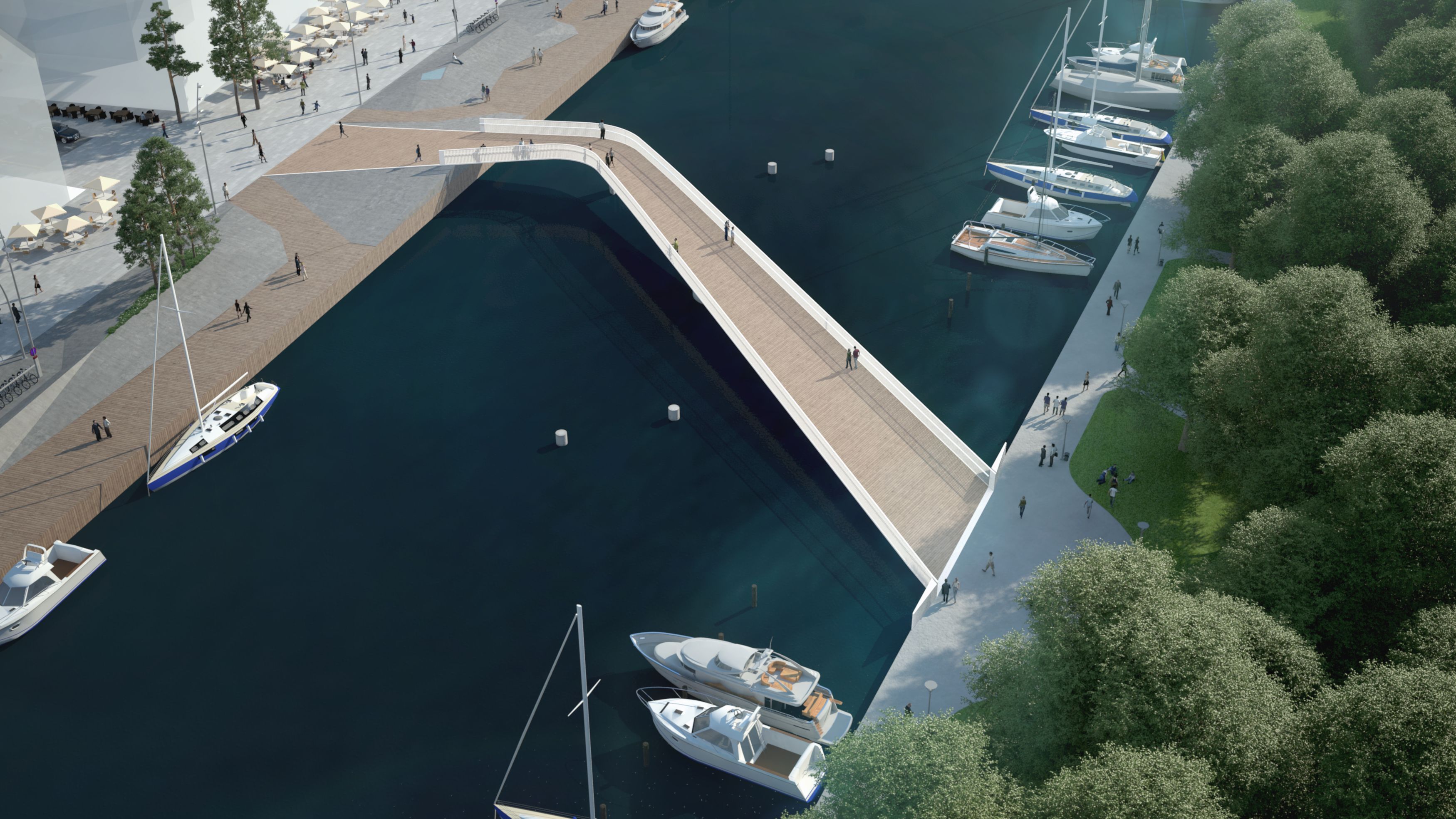 WSP vinnare av tävlingen om nya bron i Norrtälje Hamn