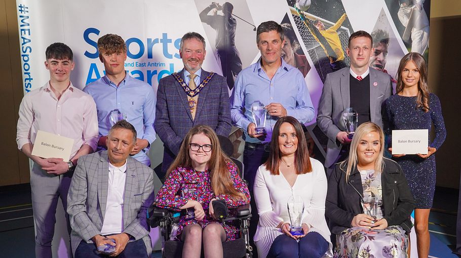 Mid and East Antrim’s Sports Stars celebrated at Borough Awards