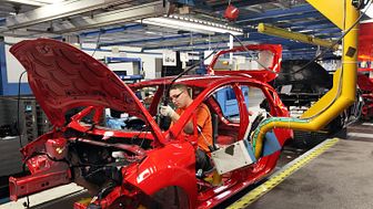 Fords ”Happy Seat” förbättrar arbetsmiljön i företagets europeiska fabriker 