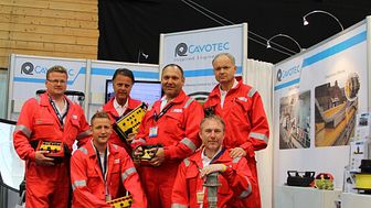 The Cavotec Micro-control team all kitted up and ready for action at ONS2012