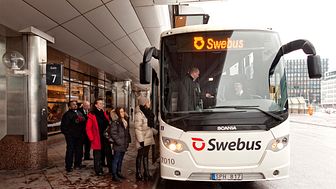Trafikrapport från Swebus: Inga förseningar i jultrafiken