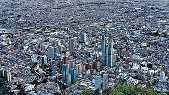 Bird’s eye view of Bogotá: Colombia is Latin America’s fourth largest pharmaceutical market after Brazil, Mexico and Panama. (Photo by raulplatino, pixabay)