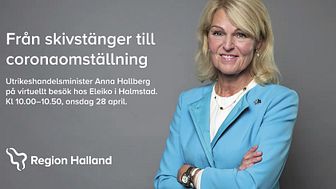 Utrikeshandelsminister Anna Hallberg. Foto: Kristian Pohl/Regeringsgkansliet.