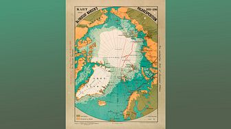 Kart over Fridtjof Nansens Polarekspedisjon 1893-1896