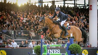 Darragh Kenny, världscuptvåa i Verona nyligen, kommer till Sweden International Horse Show. Foto: FEI/Massimo Argenziano