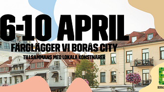 Lokala konstnärer sätter färg på Borås City 