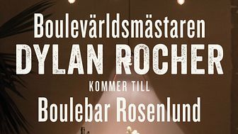 Regerande boulevärldsmästaren Dylan Rocher till Boulebar Göteborg