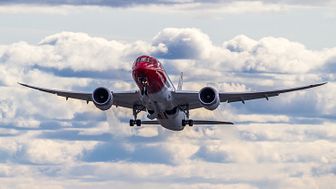 Norwegians første flyvning fra København til Boston er i luften