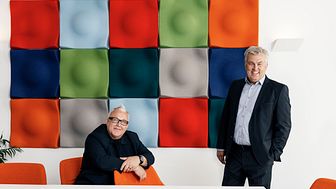 Grundarna till Offecct AB:  Anders Englund, Designchef och Kurt Tingdal, CEO jobbar båda kvar i bolaget.