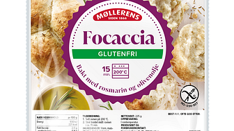 Møllerens Glutenfrie Focaccia, Pakning