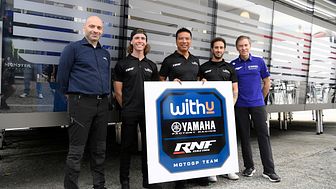 MotoGP世界選手権　RNF Racingがタイトルパートナーを迎え「WithU Yamaha RNF MotoGP Team」として参戦