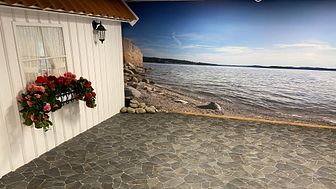 Sol, hav och svensk sommar i ett solrum ska aktivera alla sinnen för personer med funktionsvariationer i Karlstad