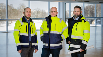Från vänster till höger: Claes Danielsson, Peter Fahlstad och Erik Carlson.