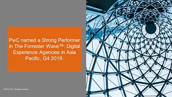 PwC rated as a Strong Performer in Digital Experience Agencies in Asia Pacific