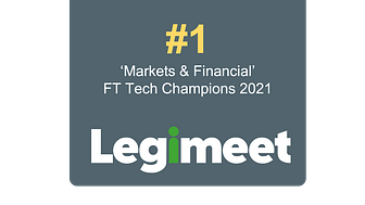 Legimeet vinnare av Financial Times “Tech Champions 2021”
