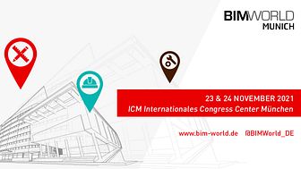BIM World Munich will take place from 23 to 24 November at ICM Munich