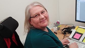 Sofia Lundgren, vårdadministratör Ögonkliniken i Skellefteå