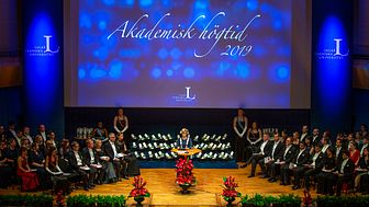 Luleå tekniska universitet firade akademiska framgångar