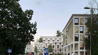 Järntorget startar byggnationen av ca 380 studentbostäder i Kärrtorp 