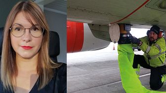 Emma W Flodén är ny vd i bolaget. Hon söker samarbeten med europeiska flygplatser som vill ställa om.