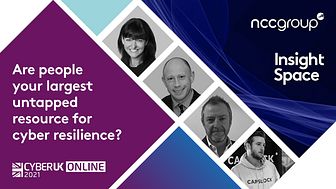 NCC Group Webinar: The Big Three: Are people your largest untapped resource for cyber resilience
