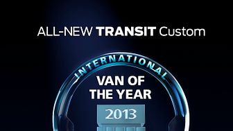 Nye Ford Transit Custom ble nylig kåret til årets varebil i Europa