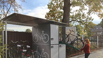 Ny smart cykelförvaring introduceras under första kvartalet 2022