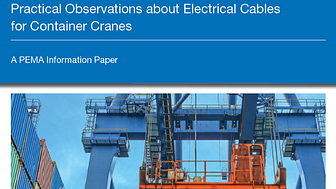 PEMA publishes information paper on electrical cables for container cranes
