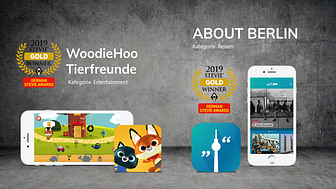 ​Appsfactory holt Doppelgold bei den German Stevie Awards 2019