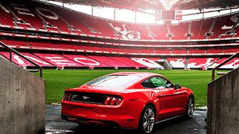 Over 9.300 ville ha en av de 500 første nye Ford Mustang under Champions League-finalen