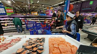 Poland and France were the largest export markets for Norwegian salmon in October.