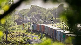 Fördelarna med järnvägen gör att efterfrågan på tågpendlar till norra Sverige har ökat. Bild: Göteborgs Hamn AB.