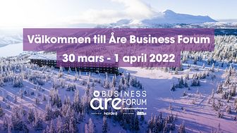 Välkommen till Åre Business Forum 2022