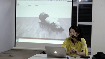 Geumhyung Jeong, still from video documentation of performance