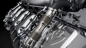 Die neue V8-Motoren von Scania ermöglichen eine Kraftstoffeinsparung von bis zu 3 Prozent.