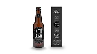 Kith & Kin - ett välsmakande resultat av vänskap mellan skottar och irländare -  ny Innis & Gunn stout lagrad på fat från Teeling Whiskey 