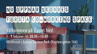 Skövdes första co-working space öppnar i Gothia Science Park