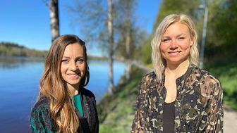 Maria Olofsson och Magdalena Lindström från Uminova Innovation programleder.