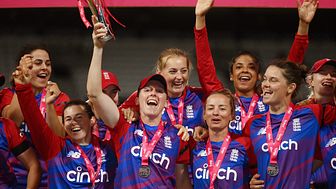 England Women won the Vitality IT20 series 2-1. Photo: Getty Images