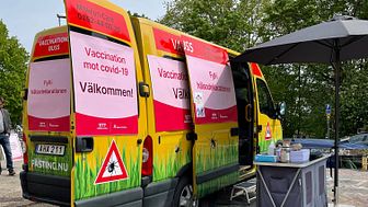 Vaccinbussen i Botkyrka