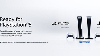 ​‘Ready for PlayStation 5’ – de nieuwe BRAVIA tv's van Sony