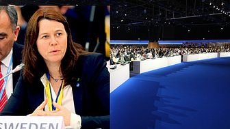 Åsa Romson på klimatmötet i Paris, 2015. Foto: IISD ENB