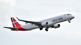 Flygningarna sker i samarbete med det danska flygbolaget Great Dane Airlines som kommer att använda sig av flygtypen Embraer 195 med plats för 118 passagerare.
