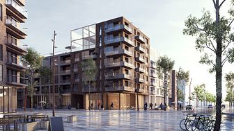 ​Arkitema och SSM skapar ett kvarter i Täby Park