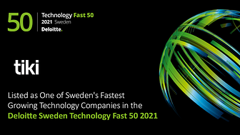 Tiki Safety AB listed on Deloitte Sweden Technology Fast 50 2021
