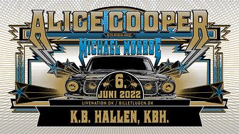 Alice Cooper kommer til K.B. Hallen