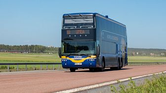 Transdev fortsätter köra regionbussar mellan Umeå och Haparanda fram till 2021