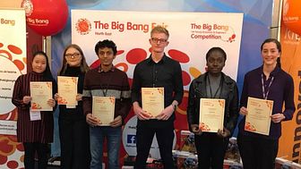 Karthik Mysore (third from left) with a group of Big Bang North East award entrants