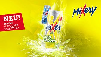 MiXery Iced Yellow ist der neue Energy-Biermix mit einem Spritzer erfrischender Zitrone. Foto: Karlsberg